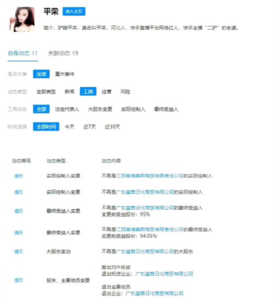 薇娅之后，快手“第一女王”平荣也栽了